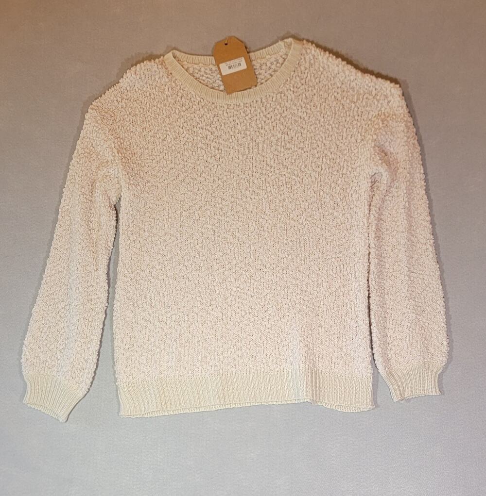 Listicle NWT Feel The Chill Cream Popcorn Knit Sweater Large